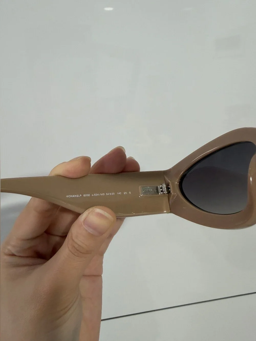 Chanel Cat-Eye Sunglasses with CC Emblem